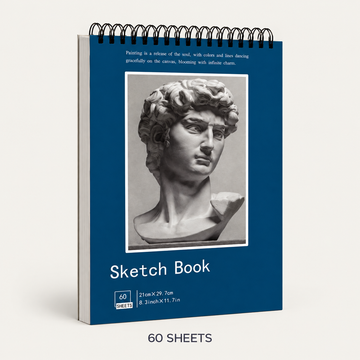 A4 Spiral Blank Sketchbook – Take Your Skills Further, Create Freely
