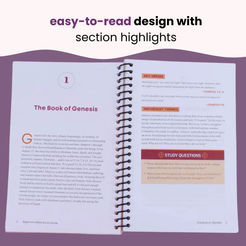 The Beginner's Bible Study Guide (Spiral Bound)